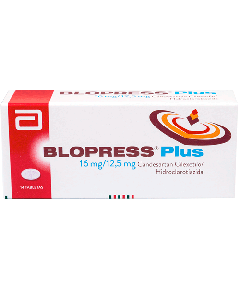 BLOPRESS PLUS TABLETAS 16 MG / 12.5 MG