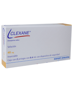 CLEXANE SOLUCIONES INYECTABLES 40 MG