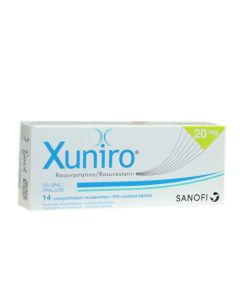 XUNIRO TABLETAS 20 MG 