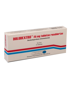 DOLODEXTRO TABLETAS 25 MG 