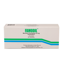 FAMODIL TABLETAS 25 MG