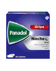 PANADOL GRIPE NOCHE X 48CAPLET (SUELTO)