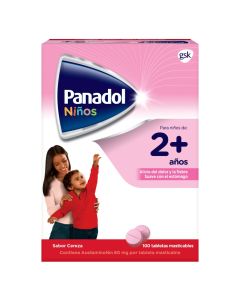 PANADOL PEDIATRICO 1 TABLETA