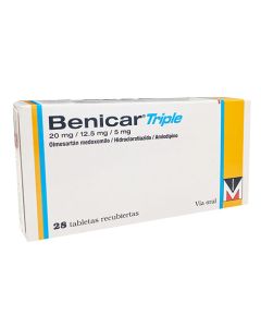 BENICAR TRIPLE 20/12.5/5MGX 28