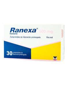 RANEXA 500 MG X 30 TABS