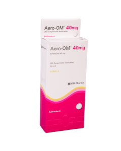AERO-OM COMPRIMIDOS MASTICABLES 125 MG