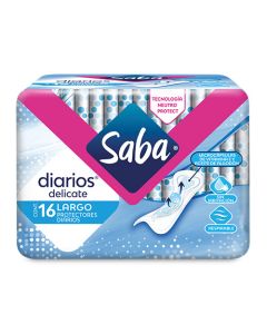 SABA PROTECTOR FEMENINO LARGO X 16 UNDS (8713)