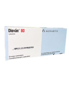 DIOVAN 80 MG X 14 CAPS