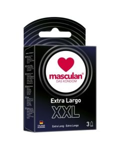 MASCULAN PRESERVATIVO BLACK XXL X 3 UNDS