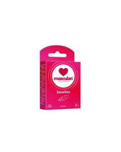 MASCULAN PRESERVATIVO SENSITIVE X 3 UNDS