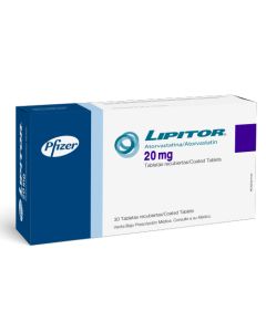 LIPITOR 20 MG X 30 TABS