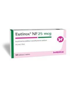 EUTIROX NF 25 MG X 50 TABS (SUELTO)