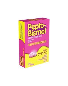 PEPTOBISMOL TAB CJ X 24 UNIDADES (SUE)