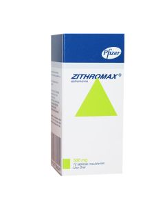 ZITHROMAX 500 MG X 12 TABS    