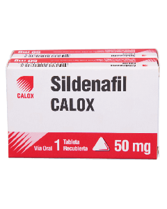 CALOX SILDENAFIL TABLETAS 50 MG