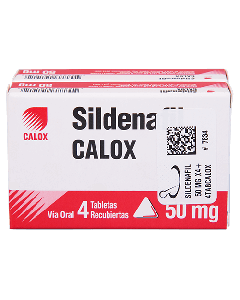 CALOX SILDENAFIL TABLETAS 50 MG