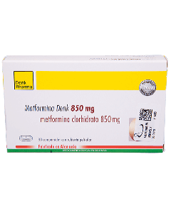 METFORMINA COMPRIMIDOS 850 MG 