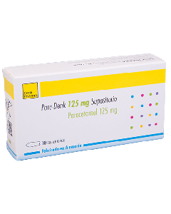 PARACETAMOL SUPOSITORIOS 125 MG