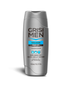 JABON GRISI LIQ TRIPLE ACC MEN 450ML