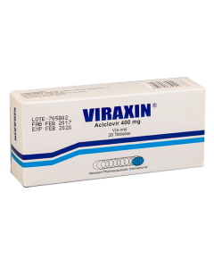 VIRAXIN TABLETAS 400 MG