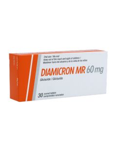 DIAMICRON MR 60 MG X 60 COMPRIMIDOS