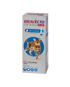 BRAVECTO GATO PLUS 2,8-6,25 KG