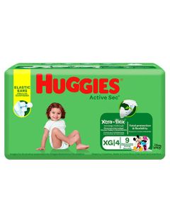 HUGGIES ACT SEC XGDE X 9 UN