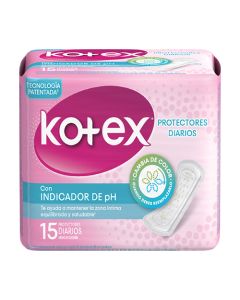 PROTECTOR KOTEX INDICADOR DE PH 15UDS