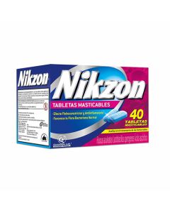 TABLETAS MASTICABLES NIKZON X 40