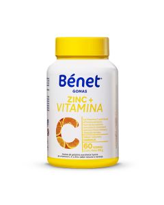 BENET GOMAS  VITAM C + ZINC 60 GOMAS 150g
