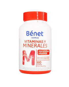 GOMAS BENET MULTIV SINAZ 150GRAMOS