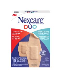 CURITAS NEXCARE DUO SURTIDAS 10 UN