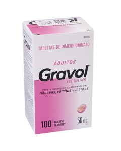 GRAVOL TABLETAS 50 MG