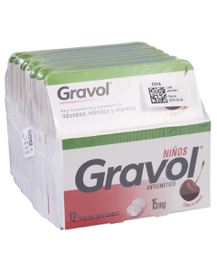GRAVOL AMPOLLAS 50 MG / 1 ML
