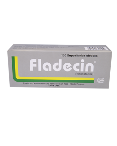 FLADECIN SUPOSITORIOS 100 MG