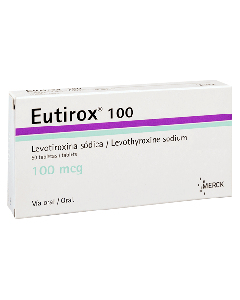 EUTIROX TABLETAS 100 MG
