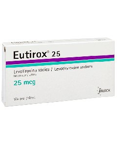 EUTIROX TABLETAS 25 MG 