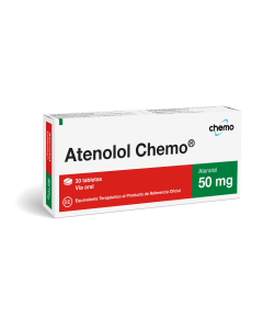 ATENOLOL 50 MG X 1 COMP CHEMO