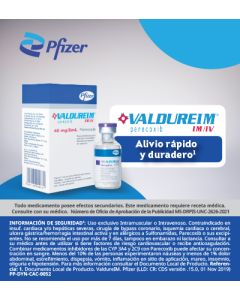 VALDURE AMPOLLA 40 MG / 2 ML