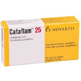 Cataflam Grageas 25 mg