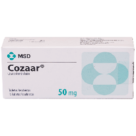 Cozaar 50 mg 15 tabletas