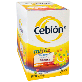 Cebion Minis Tabletas Masticables 100 Mg