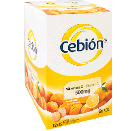 Cebion Vitamina C Naranja Tabletas 500 Mg
