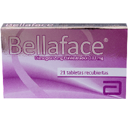 Bellaface dienogest 2 mg + etinilestradiol 0.03 mg