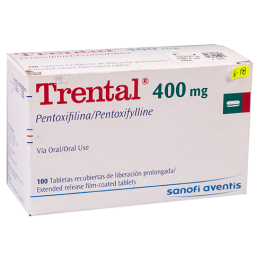 TRENTAL pentoxifilina 400 mg