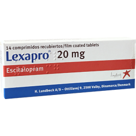 LEXAPRO escitalopram 20 mg