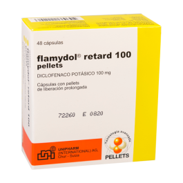 FLAMYDOL CAPSULAS 100 MG