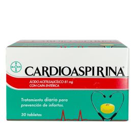 CARDIOASPIRINA 81 MG X 30 TABS
