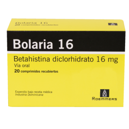 BOLARIA betahistina 16 mg