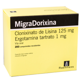 MIGRADORIXINA ergotamina 125 mg